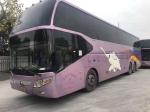 Double Axles 2012 Year Used Yutong Buses 67 Seats 58000km Mileage