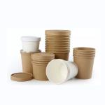 Oil Proof Biodegradable 22oz Disposable Paper Bowl Factory Sale OEM Food Grade