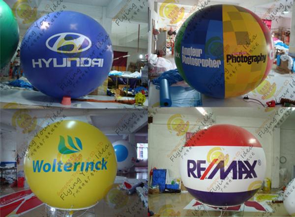 2.5m Thickness PVC Large Inflatable Balloons Fire Resistance For Outdoor