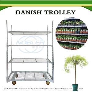 Wholesale Dutch Plant Trolley Danish Trolley Cc Roll Container Danish Cart Flower Shipping Rack from china suppliers
