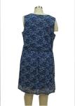 Lace Pattern Knee Length Casual Summer Dresses , Ladies Holiday Dresses Round