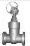 Cast pressure seal gate valve, wedge or flat gate, OS&Y, bolted bonnet
