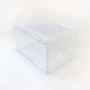 Wholesale Transparent Portable Magnetic Drop Front Shoe Box Washable Foldable Lightweight from china suppliers