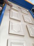 pvc foil vacuum membrane press machine/semi-automatic veneer hot press machine