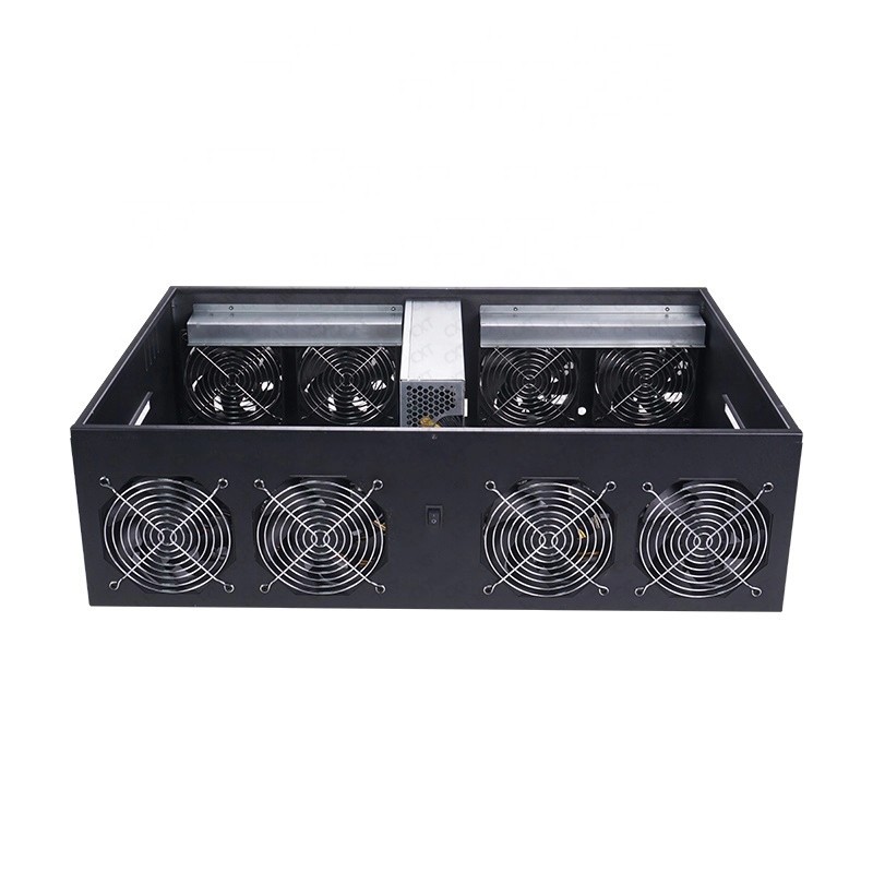 68mm Slots Crypto Mining Frame 4 Fans Support For ETH / ZEC