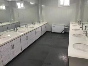 Wholesale Prefabricated Container House Office Public Toilet , Prefab House Container from china suppliers
