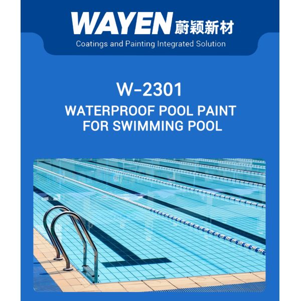 Weather Resistant Water Based Acrylic Pool Paint Clear Waterproof Paint Liquid Coating