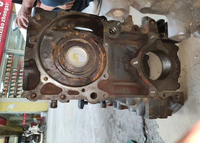 6M60 2nd Hand Cylinder Block , ME990094 Mitsubishi Engine Blocks For Excavator HD1430V