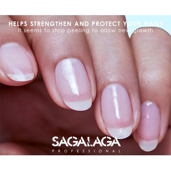 3 in 1 Nail Hardener Repair Strengthen for Damaged and Thin Nails Top&Base Coat