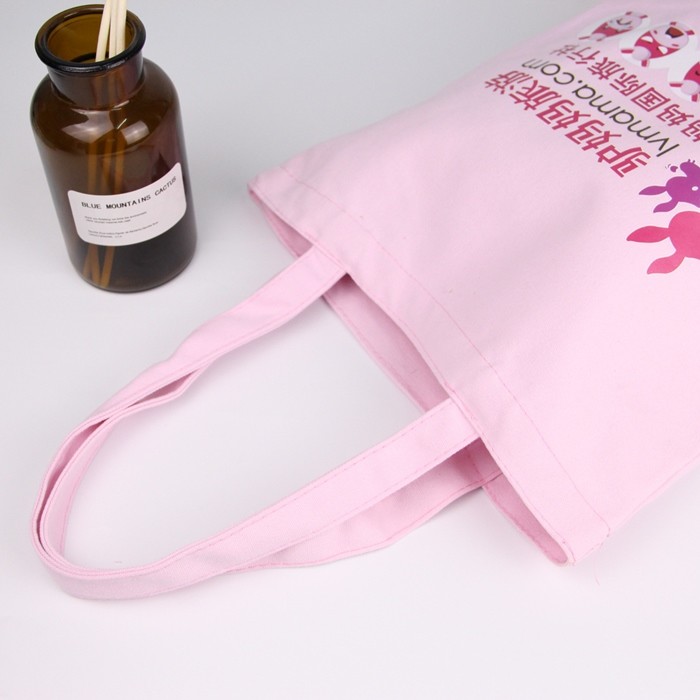Reusable 12oz Canvas Grocery Shopping Bags Customized Logo Printing