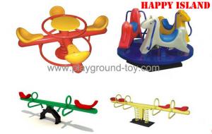 Wholesale Kids Plastic Seesaw , Outdoor Seesaw Merry Go Round For Amusement Park from china suppliers