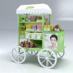 Cosmetics display design showcase for makeup