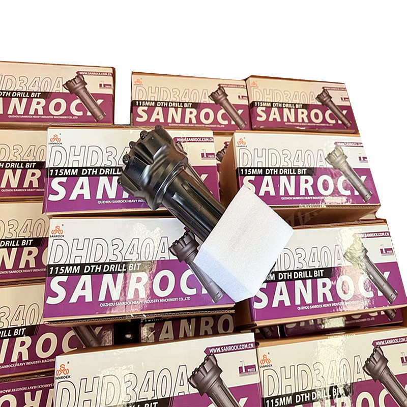 SANROCK DTH Drill Bit Mining Drilling Bit Hard Rock Drill Tools DTH Button Drill Bit