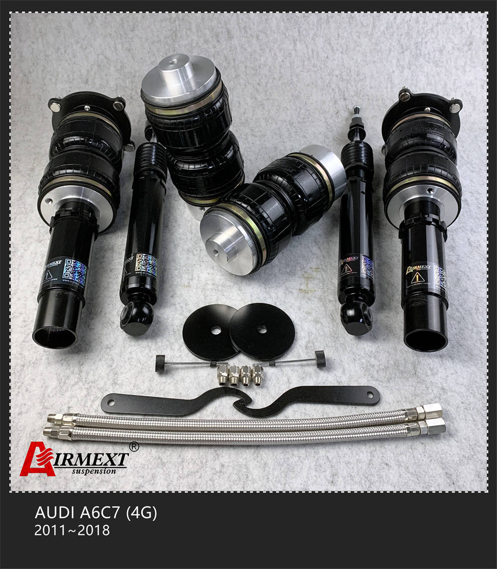 AIRMEXT Air Suspension Shock Absorber System For AUDI A6 C7 2011-2018