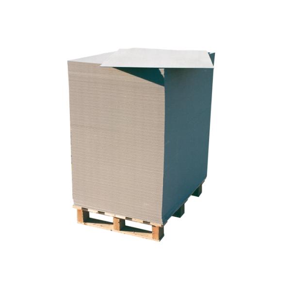 Uncoated Grey Cardboard Sheets Strong Folding Resistance Smooth Surface