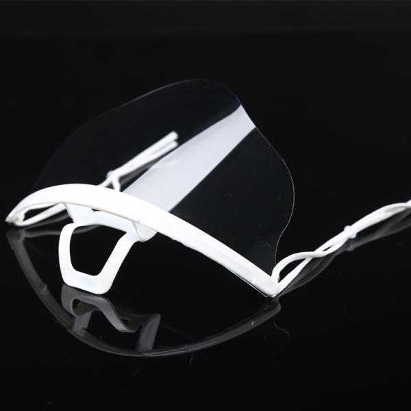 Washable Food Grade Transparent Plastic Face Mask