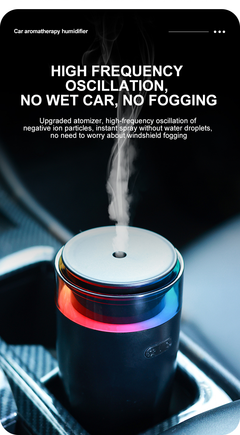 80ml Portable Air Freshener Electronic Customized Aromatherapy Type-c Auto Perfume Oil Home Car Essential Oil Aroma Diffuser