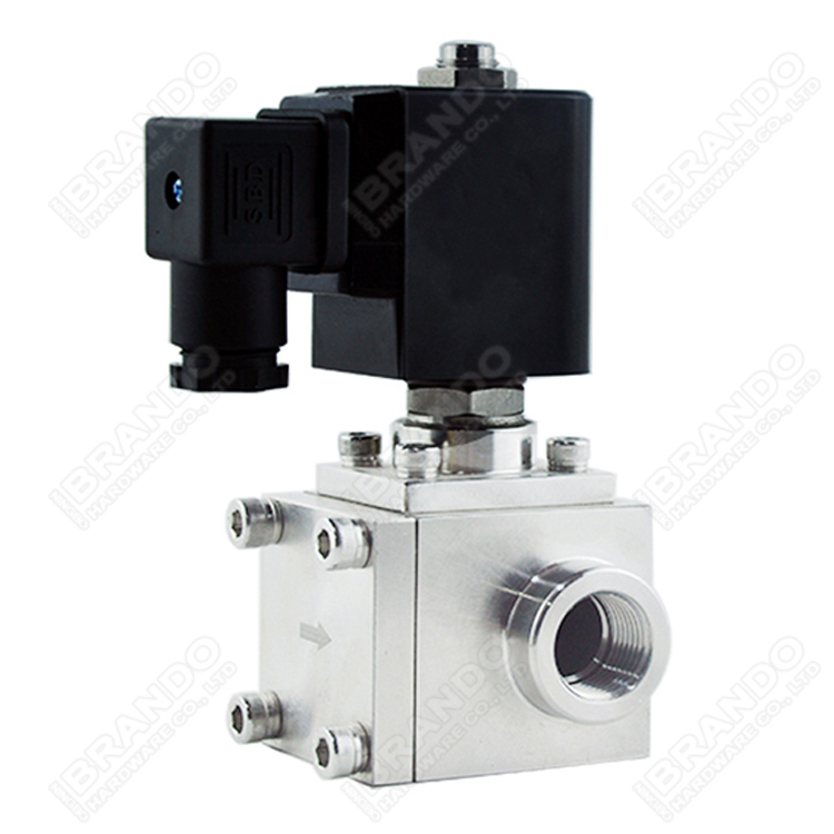 High Pressure High Temperature Brass Solenoid Valve 3/4'' 1'' 24V 220V