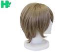 Brown Anime Cosplay Wigs High Temperature Fiber Synthetic Hair Costume Party Wig