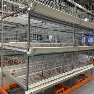 Wholesale Layer Poultry Farm Equipments U Shape Frame 3 Tier Battery Chicken Cage System For Laying Egg Farms from china suppliers
