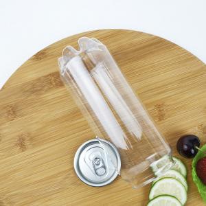 China 0.5 Liter Plastic Food Container Jars Clear Plastic PET Containers With Can Lids on sale