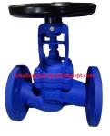 cast steel GS-C25 DIN bellows globe valve