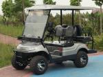 Black Electric 48 Volt 4 Seater Golf Cart 470kg Weight LED Lighting Low Speed