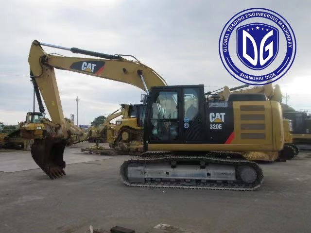 320E 20 Ton Used Caterpillar Excavator With Super Powerful Engine