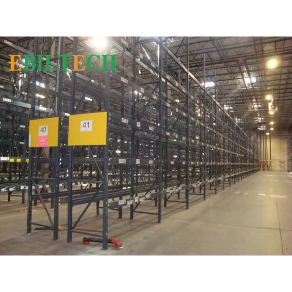 Vertical Radio Shuttle Heavy Duty Pallet Racking System Industrial CE SGS TUV