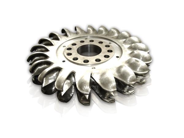 Hydropower Pelton Turbine Stainless Steel Runner And Wheel For Water Power
