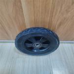 Small Heavy Duty Solid Rubber Wheels 6 Inch Metal Rim Solid Wheels For Hand