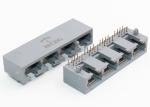 Right Angle Female Ethernet Connector RJ45 Plug For Networking Modem