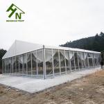 10x20m Outdoor Wedding Glass Roof Clear Wall Marquee 150 200 People Capacity