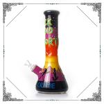 Rick And Morty Bong 7MM Thick Glass Beaker Bongs Smoking Hookah Glass Water