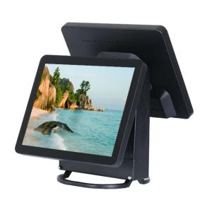 Wholesale Black Color Dual Screen All In One Point Of Sale Systems With Aluminium Alloy Housing from china suppliers