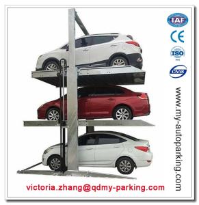 Wholesale Two Post Triple Parking Lift for 3 Cars Hydraulic Garage Storage Lift from china suppliers