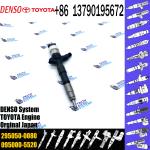 1KD-FTV 295050-0080 Nozzles Common Rail Fuel Injector 295050-0083 295050-0084