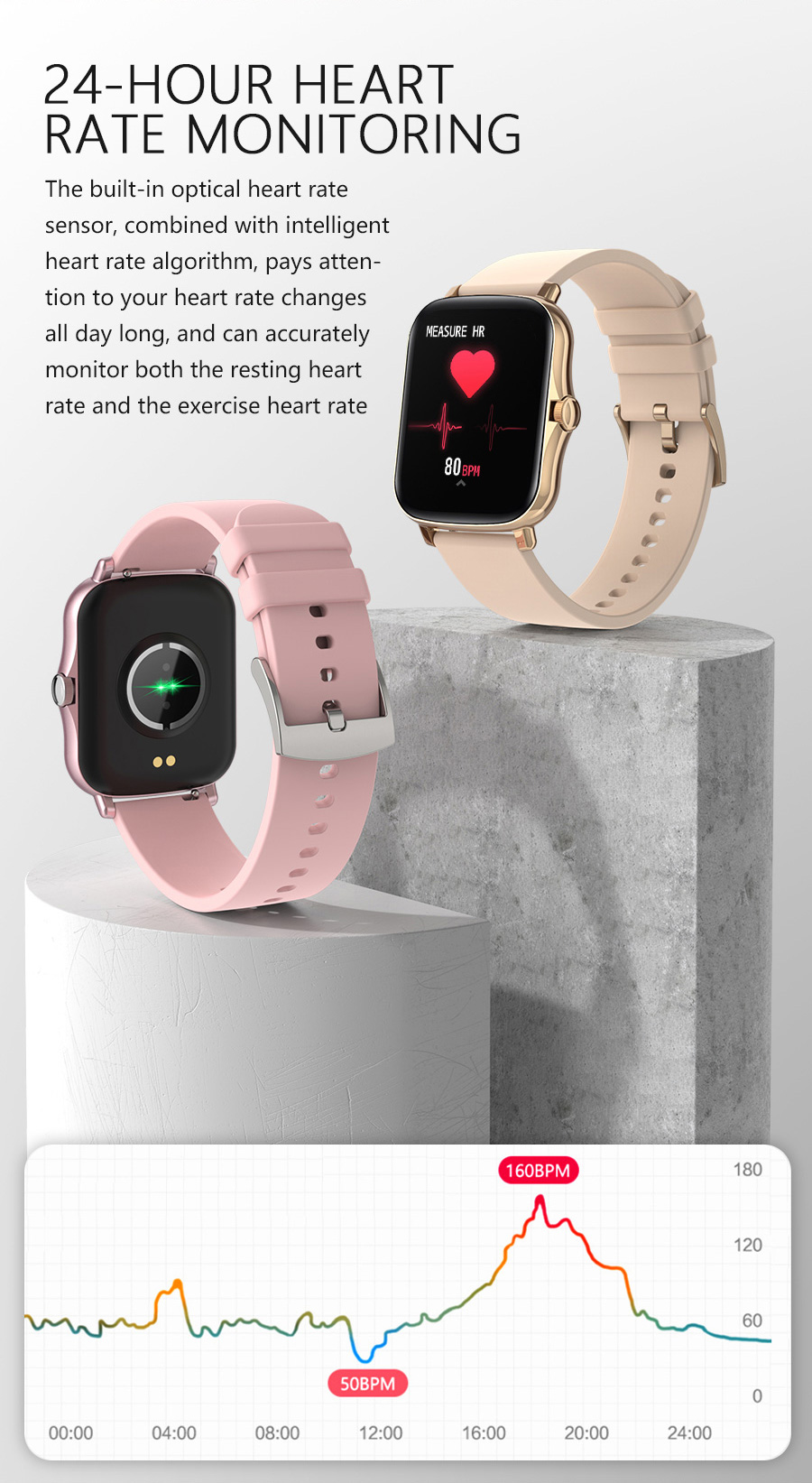 Y32 smart watch 320*385 1.72 Inch girls SLIDER Design IP67 Waterproof