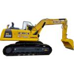 Secondhand Used Komatsu Excavator PC200 Komatsu Excavator 20T Medium Constructio
