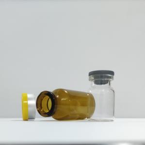 Wholesale hot sale clear amber medical glass bottle vial glass vial with rubber stoppers from china suppliers