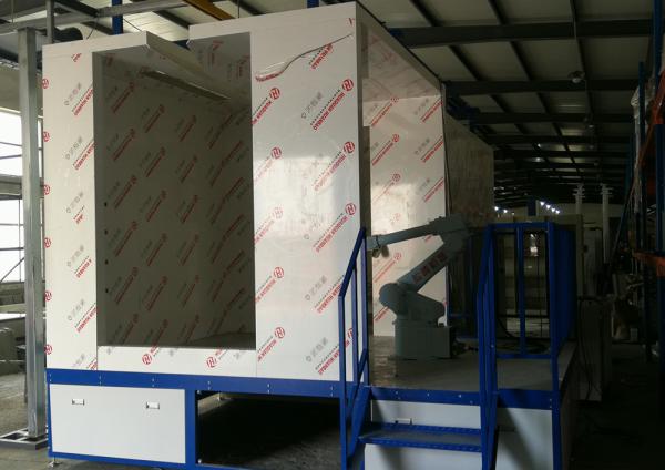 2880rpm Motor Powder Paint Booth For Electrostatic Spraying And Powder Recovery