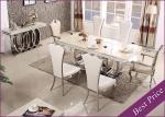 Rose Gold Stainless Steel Dining Table Chairs For Dining Room (YS-2)