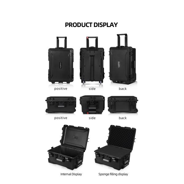 Erosion Resistant Waterproof Travel Case Heat Insulation Flight Case With Wheels Convenient
