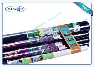 Wholesale Disposable Polypropylene Garden Black Weed Control Fabric 3% UV Protection from china suppliers