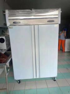 Wholesale Fan Cooling Commercial Upright Kitchen Freezer Vegetable Cold Chiller With Wheel from china suppliers