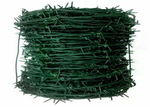 Wholesale Green Pvc Coated Double Strand Twisted Barbed Wire Farm Use from china suppliers