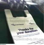 BIO Biodegradable Pre-Printed Thank You Retail Bags,Green Plastic T-shirt