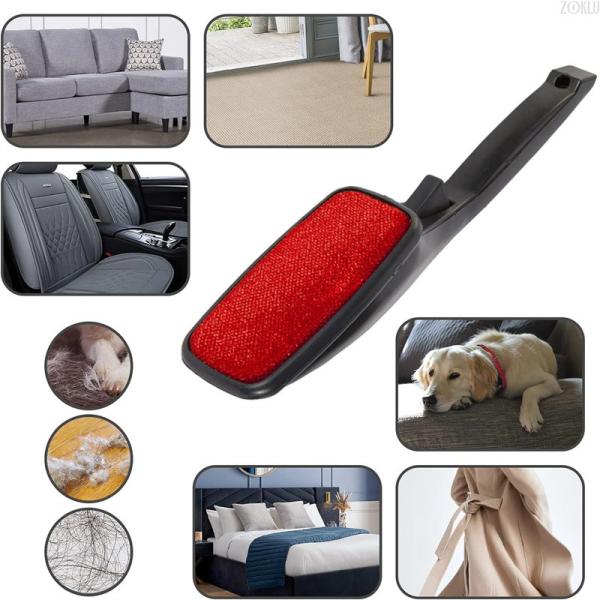 Rotating Lint Brush with Replaceable Head