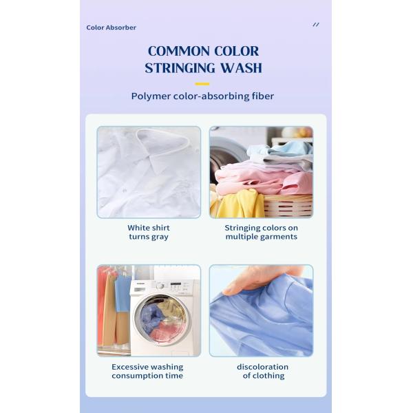 OEM ODM Color Grabber Laundry Sheets Lightweight Color Catcher Sheet
