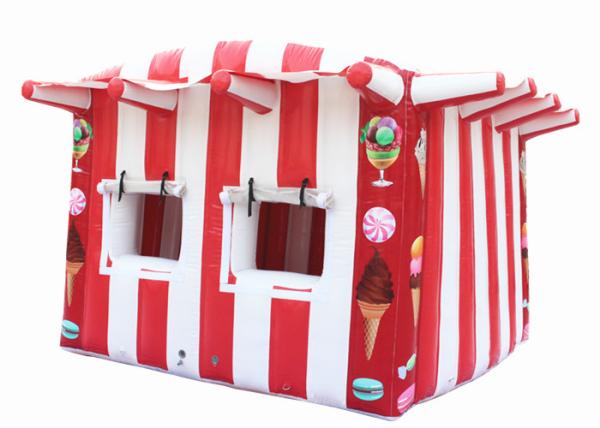 Digital Printing Outdoor Inflatable Tent House Airtight Inflatable Ice Cream
